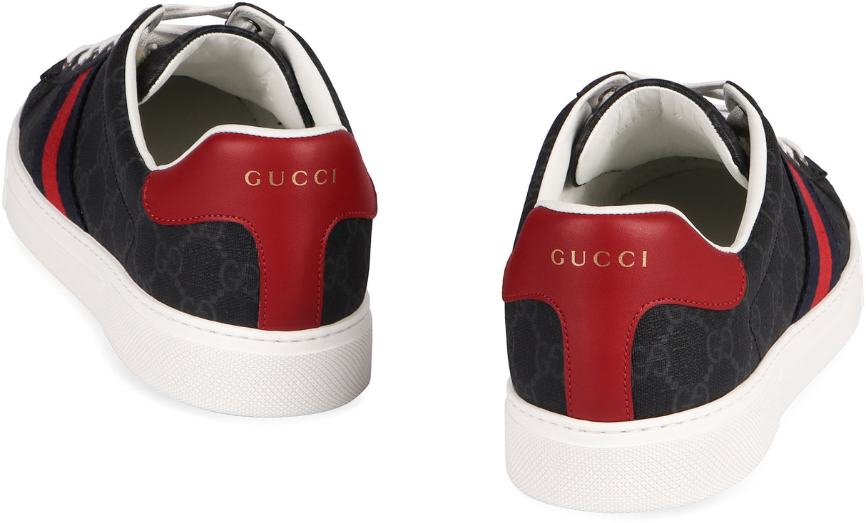 GUCCI Ace Low-Top Sneakers with Iconic Web Detail