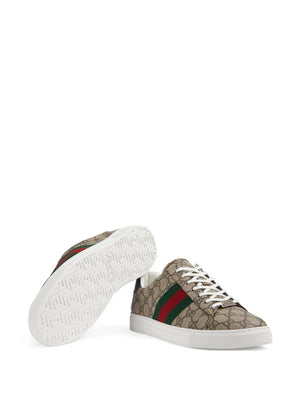 GUCCI Ace GG Supreme Sneakers - Men’s Stylish Footwear for FW24