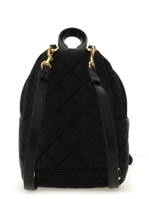 MOSCHINO COUTURE Quilted Nylon Mini Backpack - Classic Style for Everyday Use