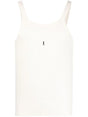 SAINT LAURENT Luxury Pure Cotton Tank Top