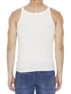 SAINT LAURENT Luxury Pure Cotton Tank Top