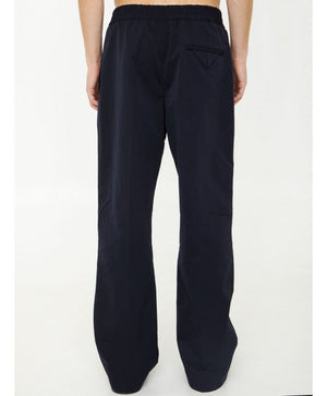 Beloved Wide Leg Nylon Pants in Deep Blue - FW23