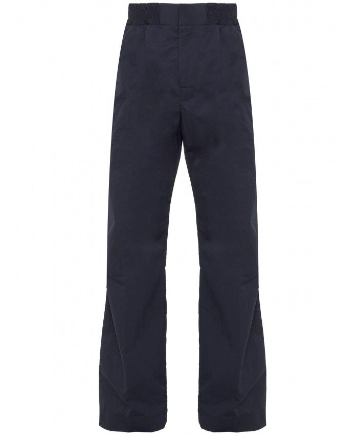 Beloved Wide Leg Nylon Pants in Deep Blue - FW23