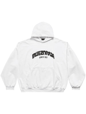 BALENCIAGA FW23 Men's Round Hoodie in White