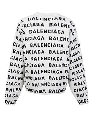 BALENCIAGA Men's 24SS White Sweater