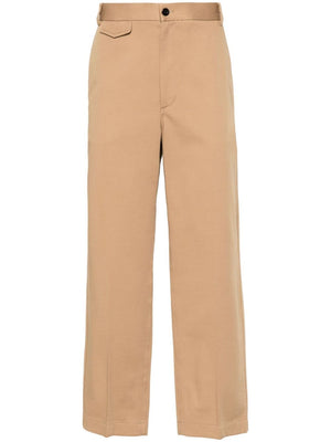 GUCCI Men's Cotton Pants with Distinctive Details