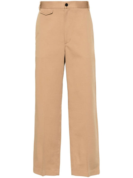 GUCCI Men's Cotton Pants with Distinctive Details