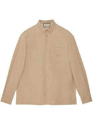 GUCCI Men's 24SS Beige Long Top: Stand Out in This Fashionable Piece!