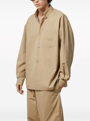 GUCCI Men's 24SS Beige Long Top: Stand Out in This Fashionable Piece!