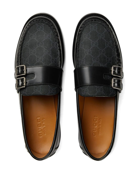 GUCCI 24SS Men's Black Laced Up Shoes