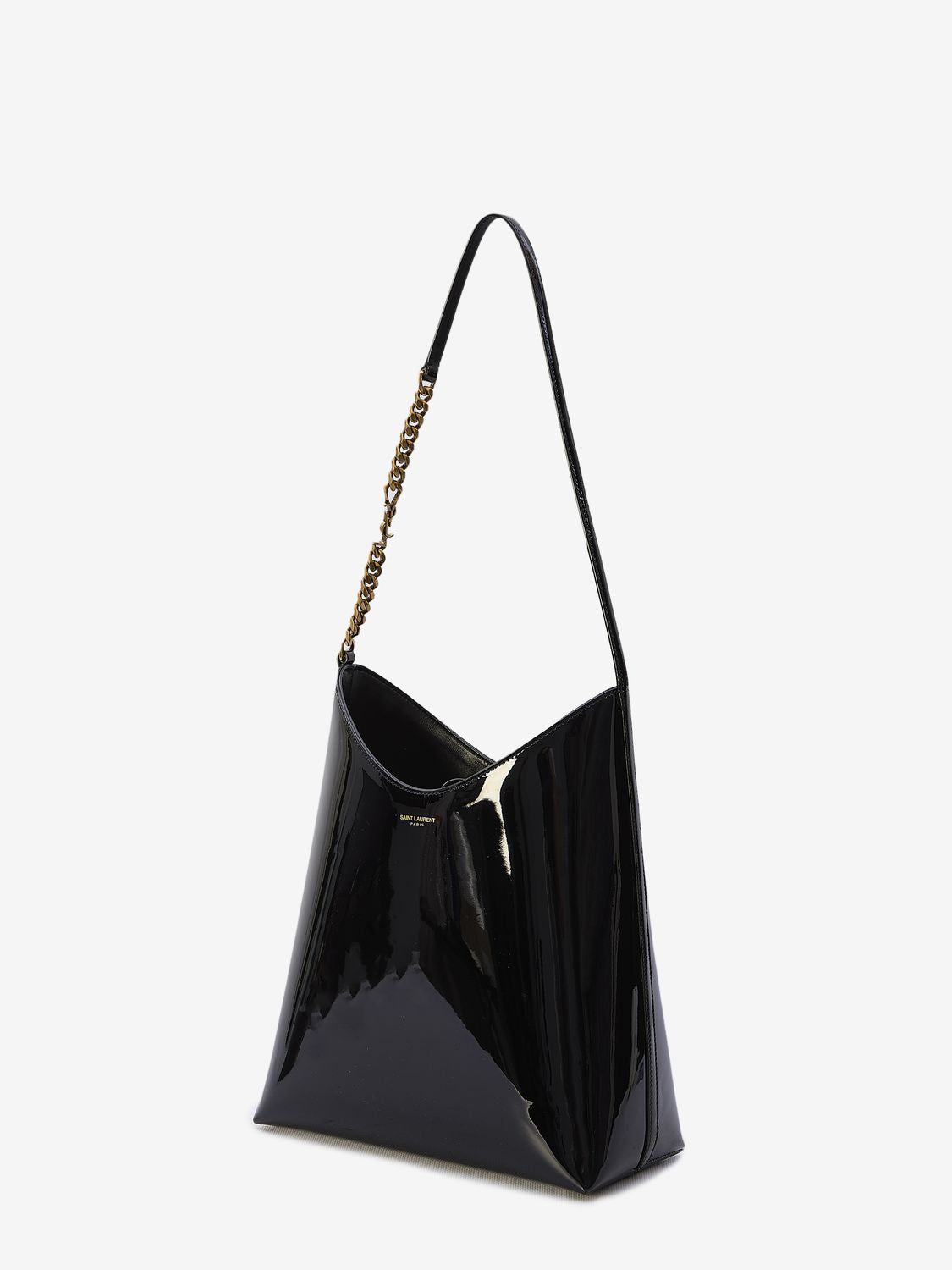 Elegant Black Leather Shoulder Bag