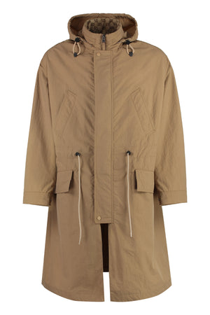 GUCCI Men's Technical Fabric Parka Jacket for SS24 in Camel