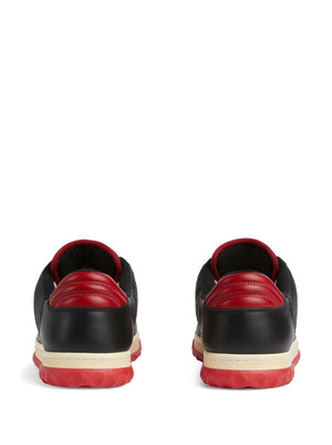 Luxurious Leather Low-Top Sneakers for Men from Gucci's SS24 Collection