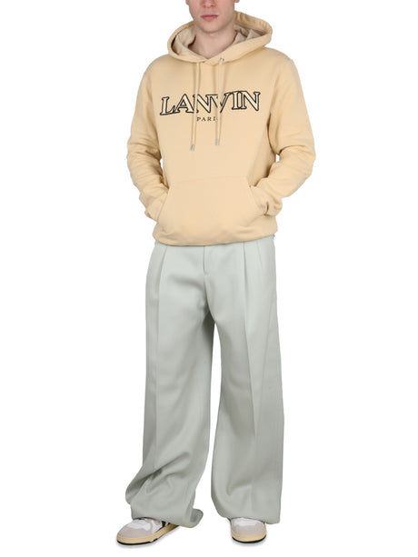 LANVIN Luxe Logo Hoodie for Men