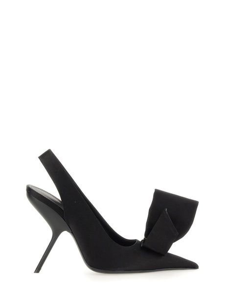 Ferragamo Asymmetrical Bow Sandals