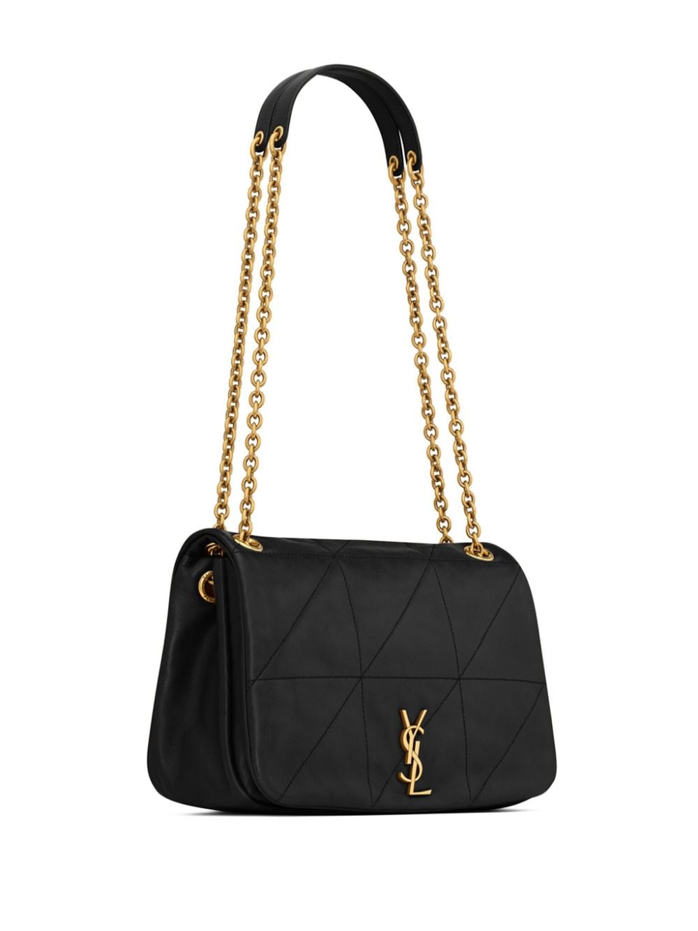 SAINT LAURENT Chic 4.3 Small Black Lambskin Shoulder Handbag for Women by Iconic French Fashion House