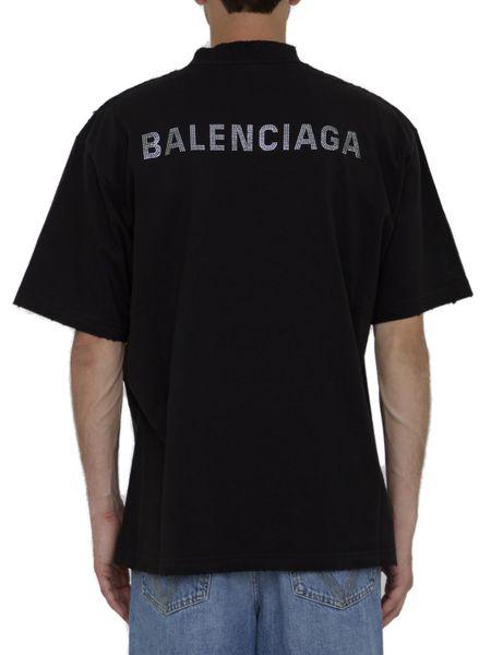BALENCIAGA   BACK BLACK T-Shirt T-SHIRT