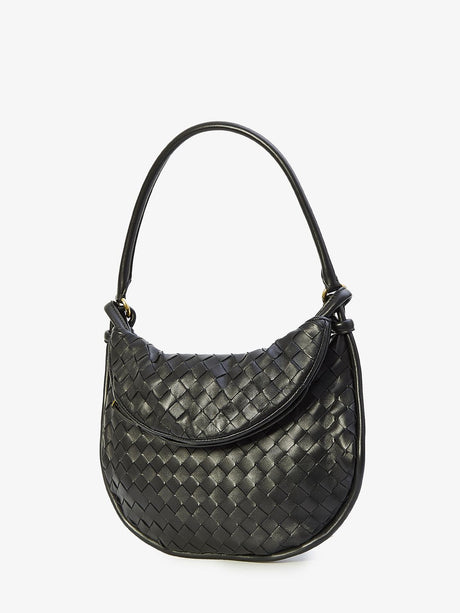 Black Medium Gemelli Shoulder Handbag - FW23 Collection