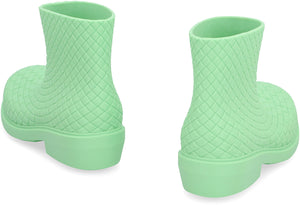 Fierce Green Firefighter Ankle Boots for Women from Bottega Veneta