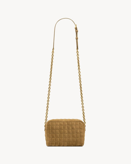 SAINT LAURENT GoldenLeaf Mini Crossbody in Calfskin