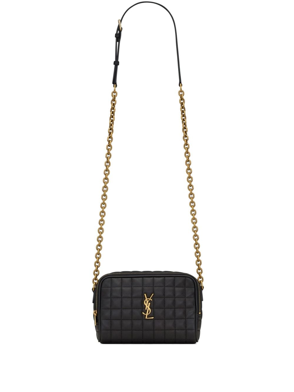 Quilted Lambskin Mini Handbag with Gold-Tone Hardware