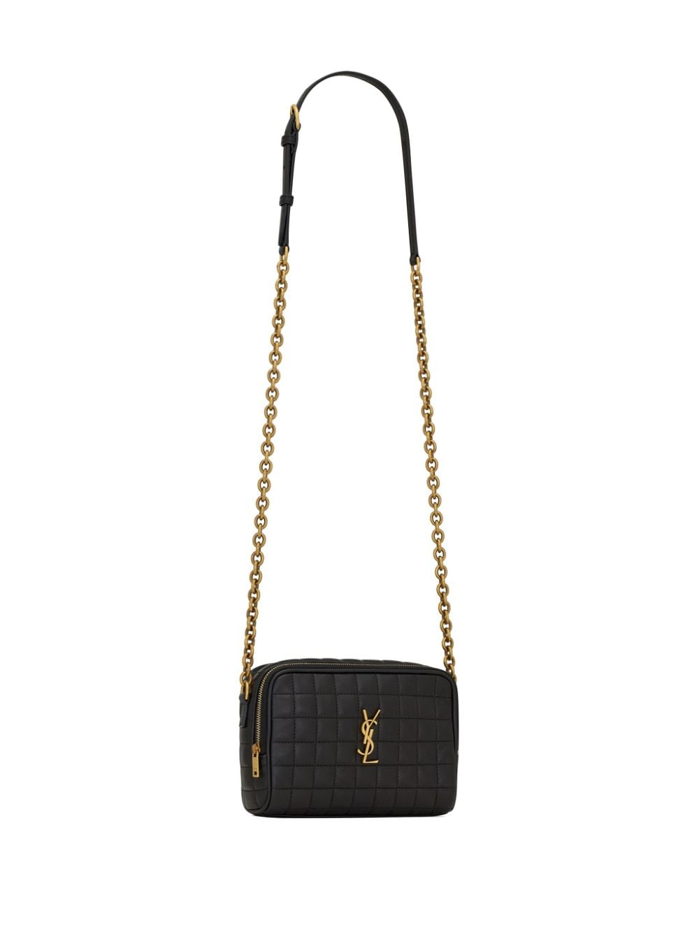 Quilted Lambskin Mini Handbag with Gold-Tone Hardware