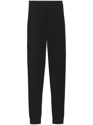 SAINT LAURENT Luxurious Black Cashmere Leggings for Women