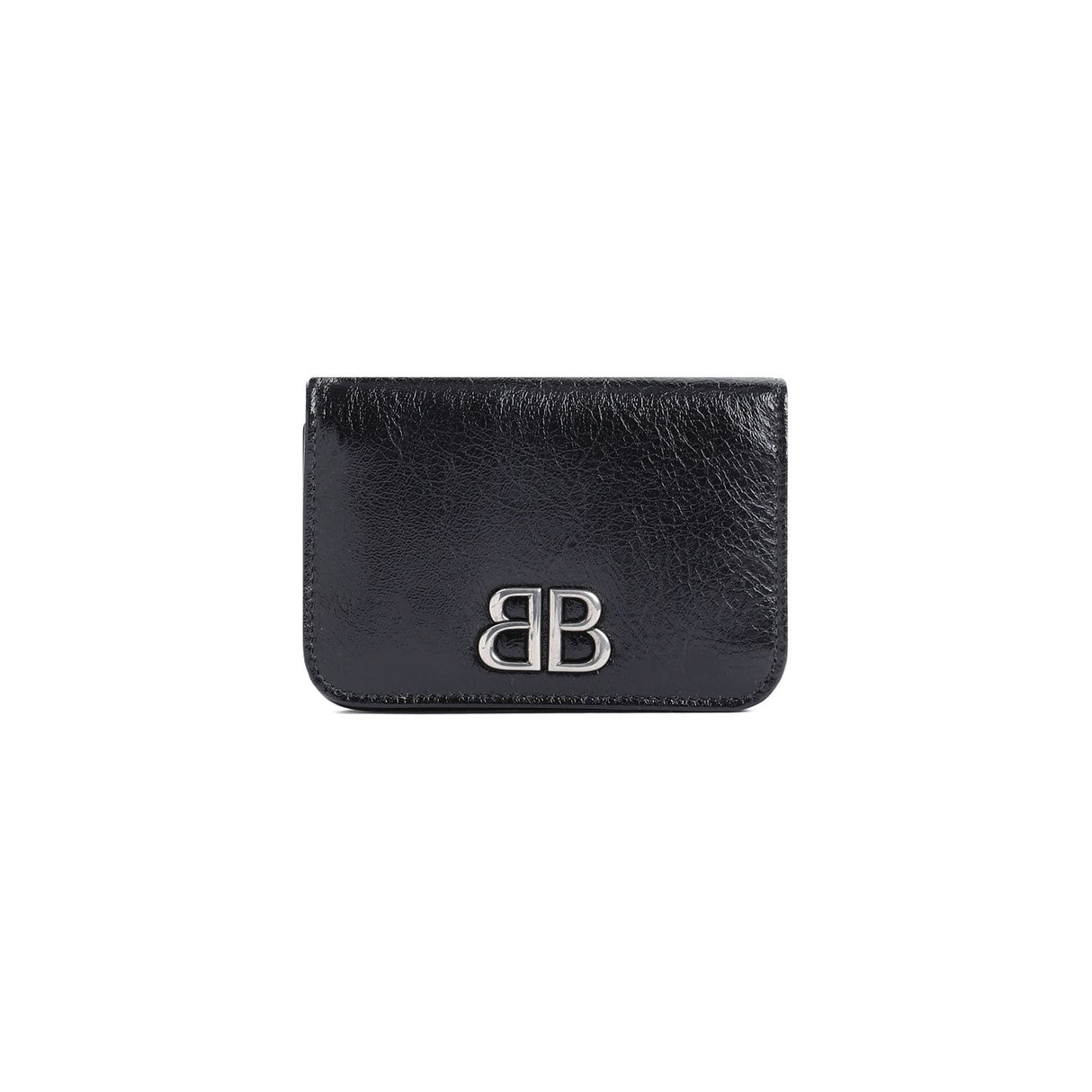 BALENCIAGA Luxurious Mini Leather Wallet (W:11CM x H:7.5CM x D:1.5CM)