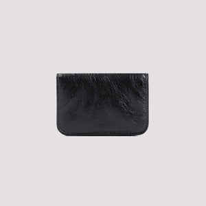 BALENCIAGA Luxurious Mini Leather Wallet (W:11CM x H:7.5CM x D:1.5CM)