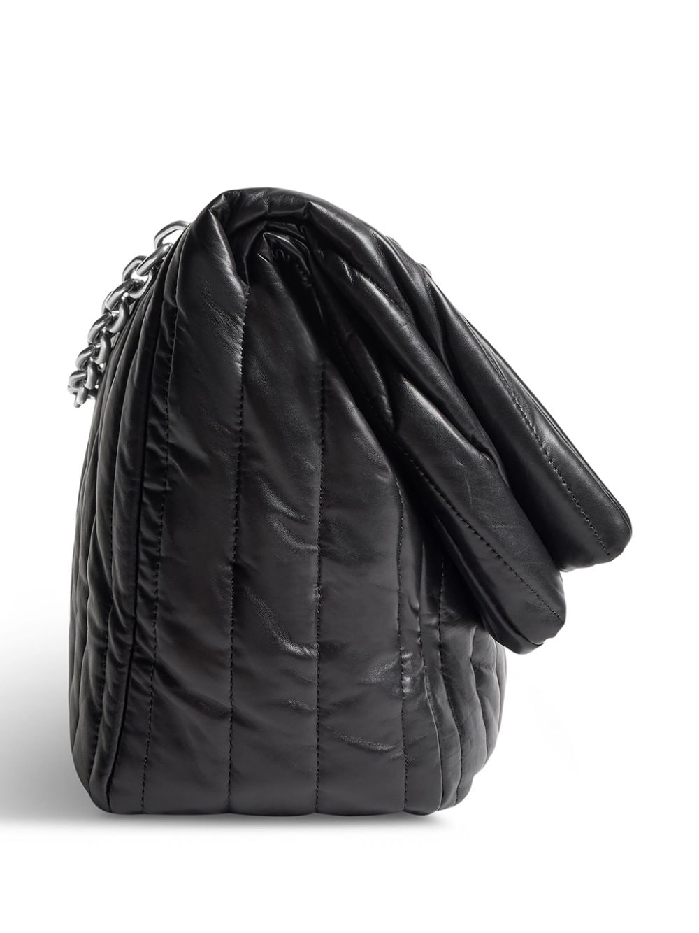 BALENCIAGA Elegant Monaco Mini Hobo Shoulder Bag