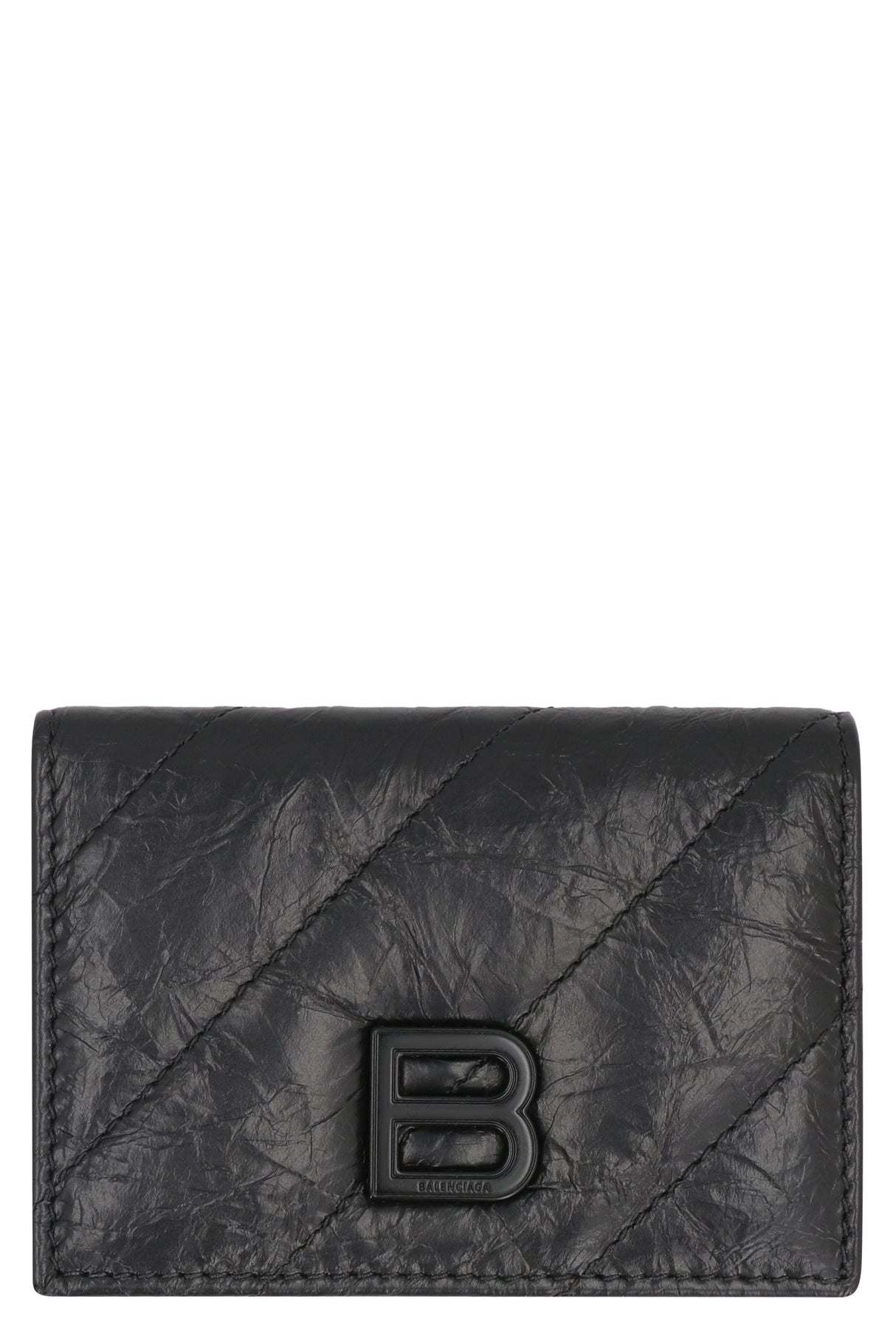 BALENCIAGA Mini Quilted Leather Wallet