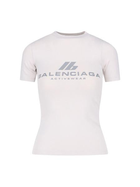 BALENCIAGA Sleek Fitted Activewear Tee