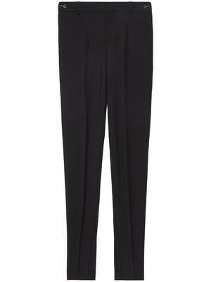 Black Mohair Pants for Women - SS24 Collection
