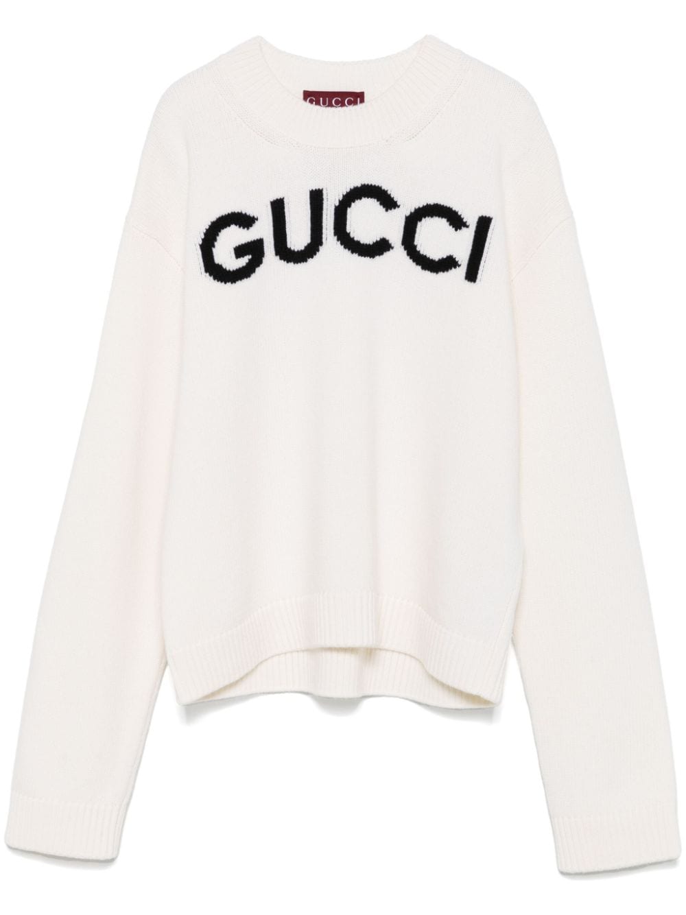 GUCCI Wool Logo Crewneck Sweater - Women’s Medium