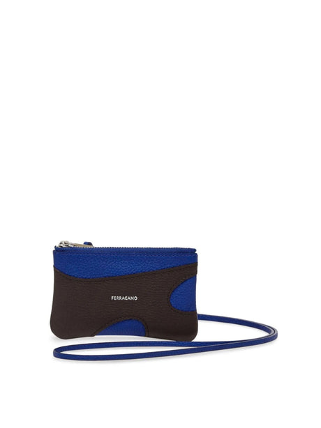 Ferragamo Mini Cut Out Credit Card Holder 12x7 cm