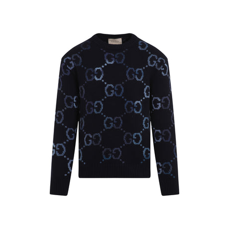 GUCCI Crew-Neck Wool Sweater for Men