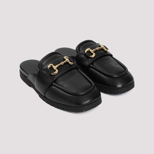 GUCCI Black Leather Sandals for Men - SS24 Collection