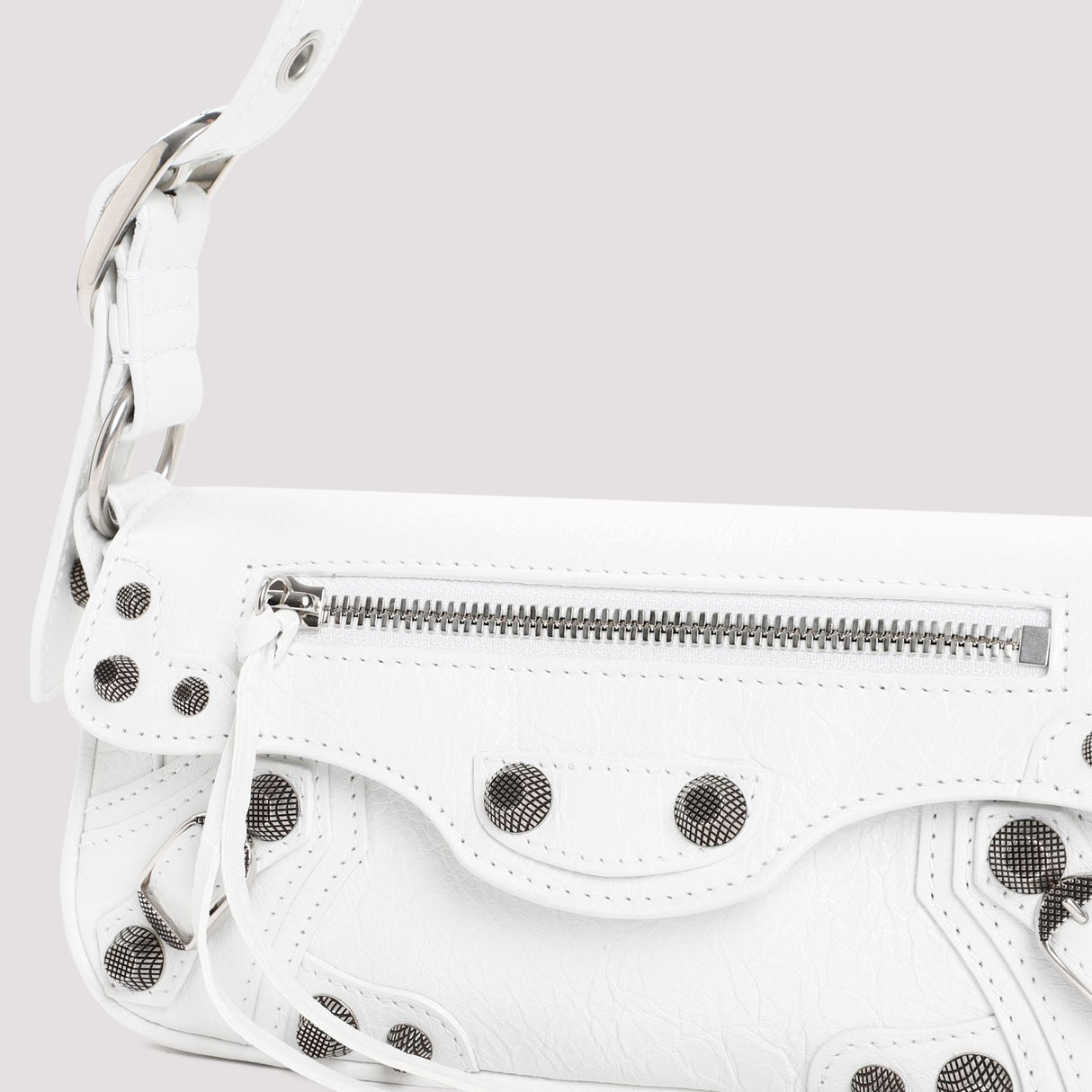 BALENCIAGA Le Cagole Sling Shoulder Bag - White