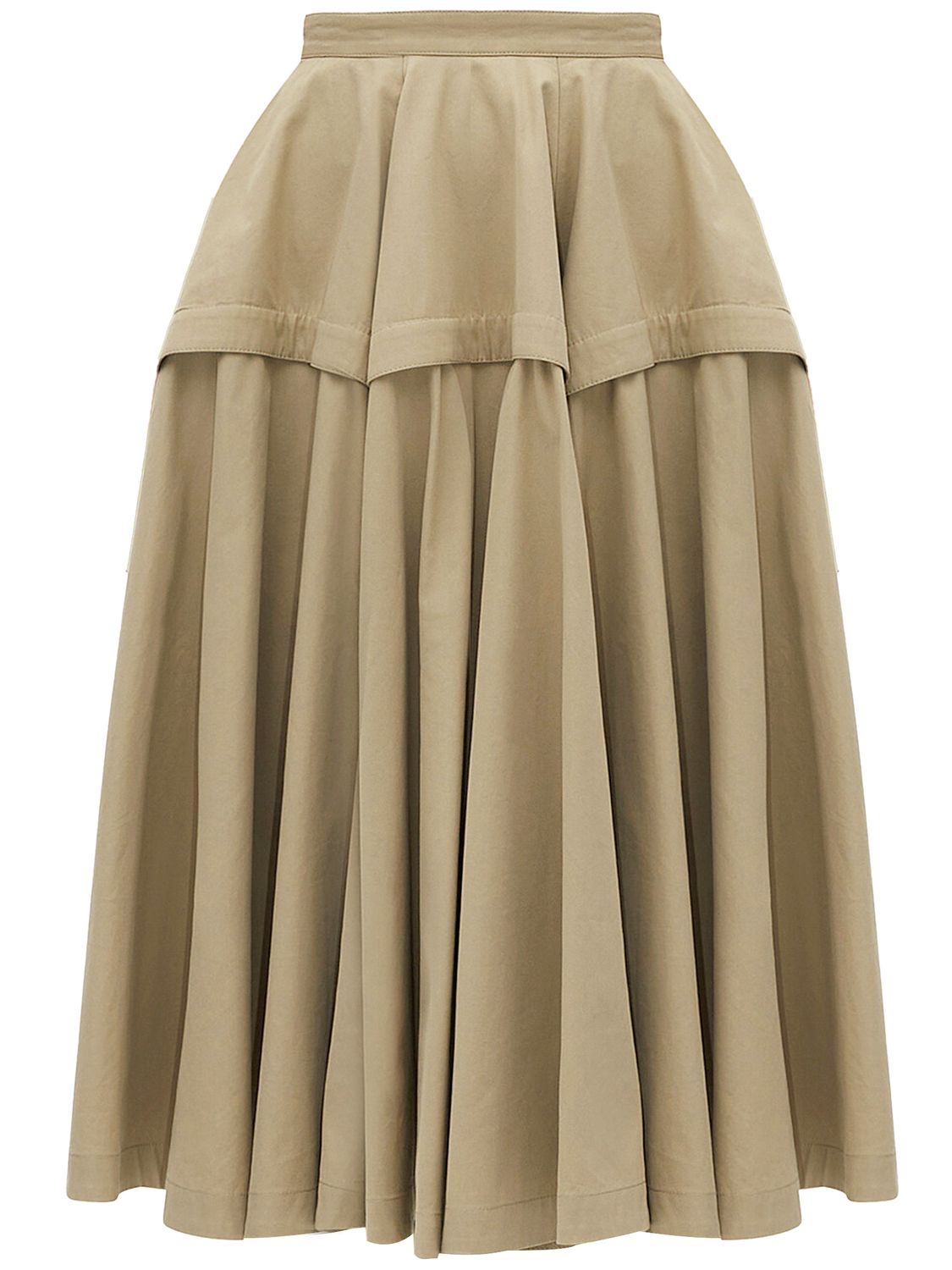 A-Line Ruffle Skirt for Women in Sand