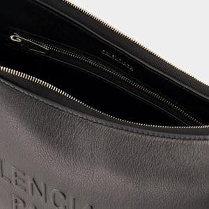 BALENCIAGA Elegant Black Sling Shoulder Handbag - SS24