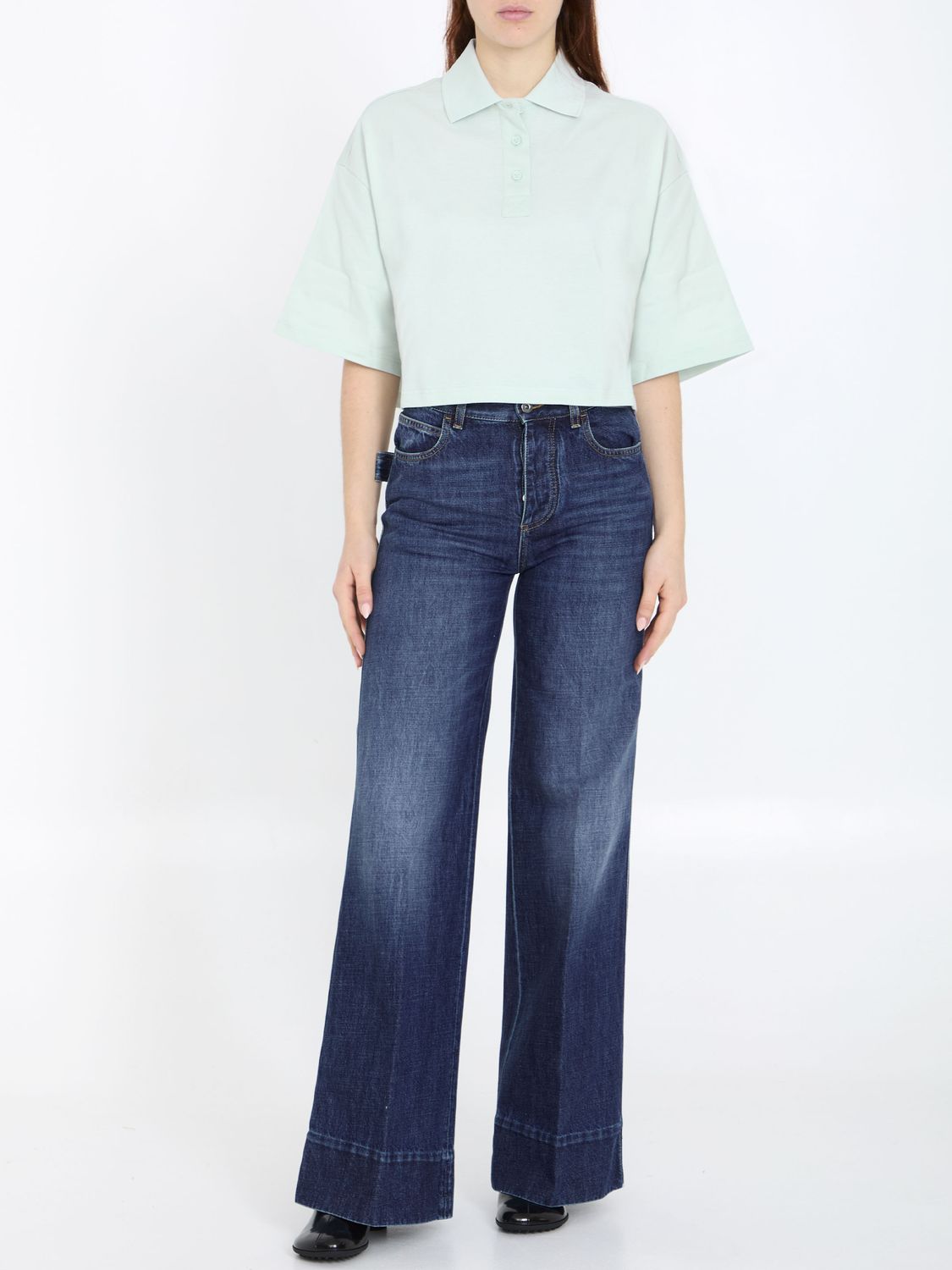 BOTTEGA VENETA SS24 Cotton Blue Jeans for Women