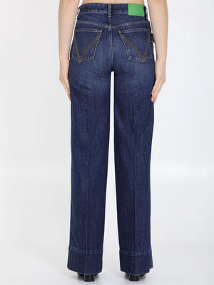 BOTTEGA VENETA Wide-Leg Denim Jeans for Women - SS24 Collection