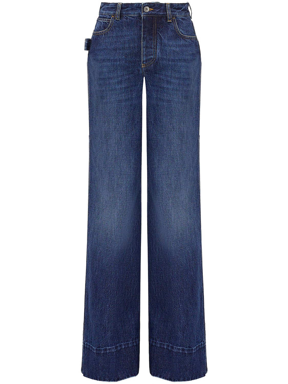 BOTTEGA VENETA High-Waisted Wide-Leg Jeans - Blue