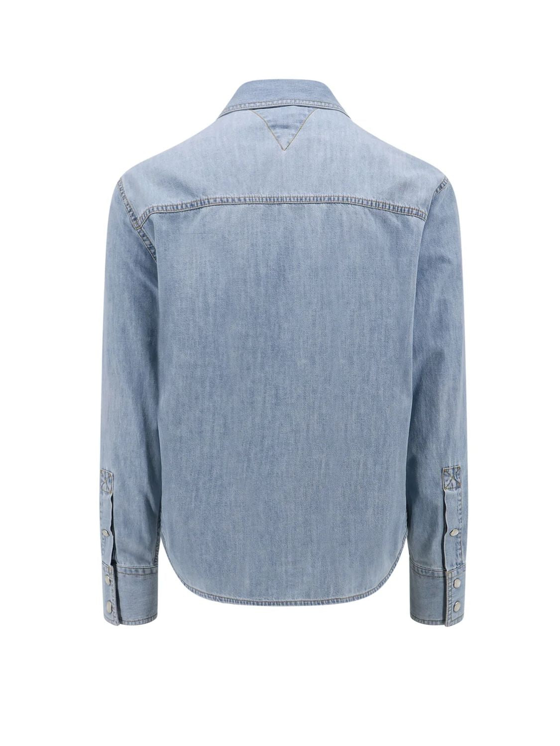 BOTTEGA VENETA Denim Shirt with Flap Pockets for Men