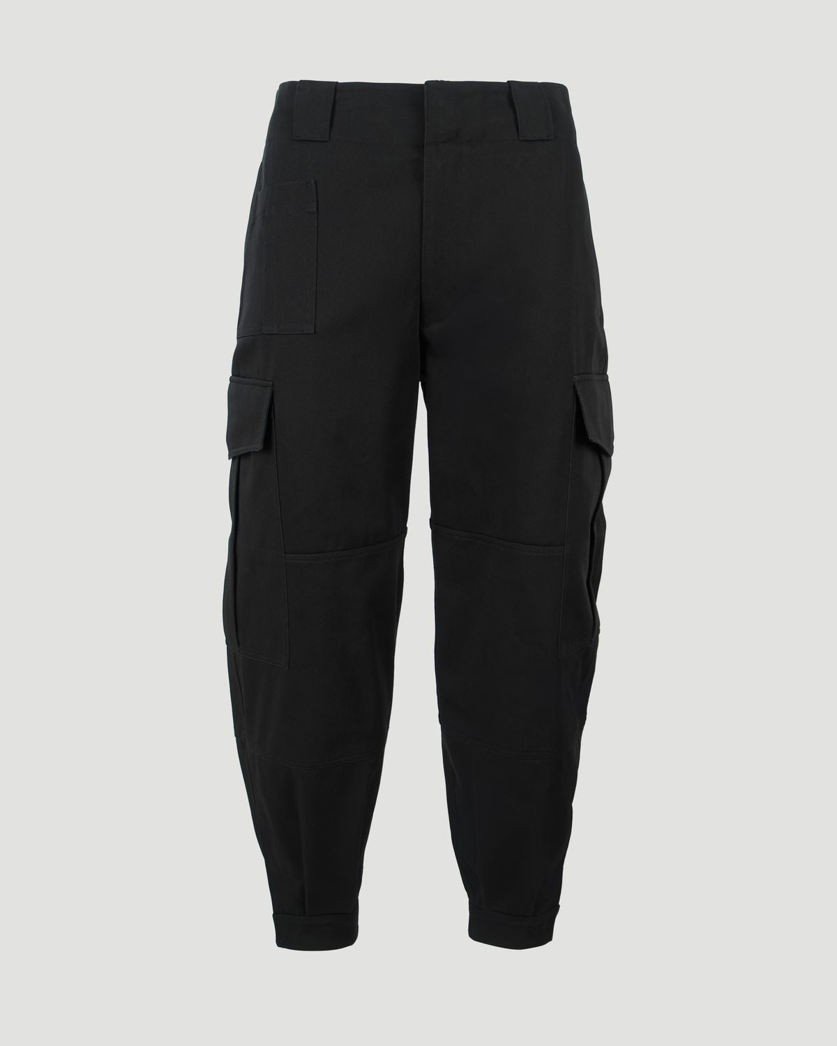 ALEXANDER MCQUEEN Classic Black Military Trousers for Men