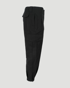 ALEXANDER MCQUEEN Classic Black Military Trousers for Men