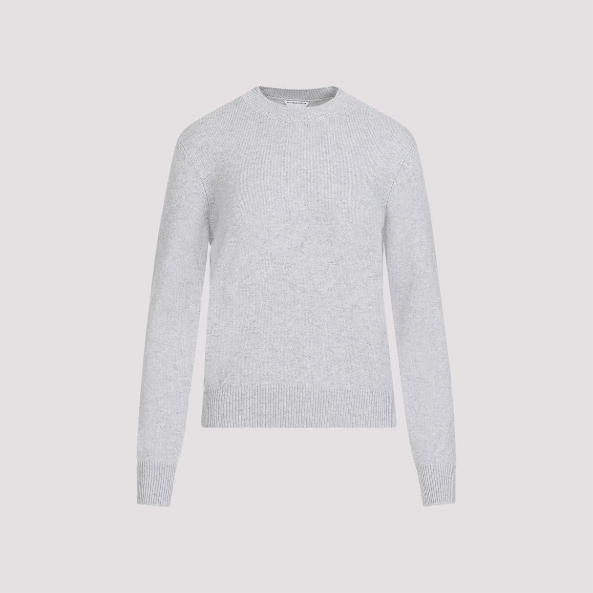 BOTTEGA VENETA Luxurious Grey Cashmere Pullover for Women - SS24 Collection