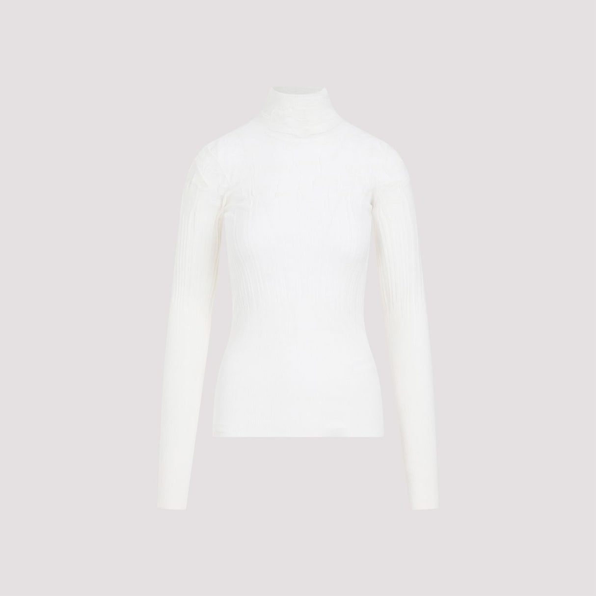 BOTTEGA VENETA White Cotton Top for Women - SS24 Knitwear