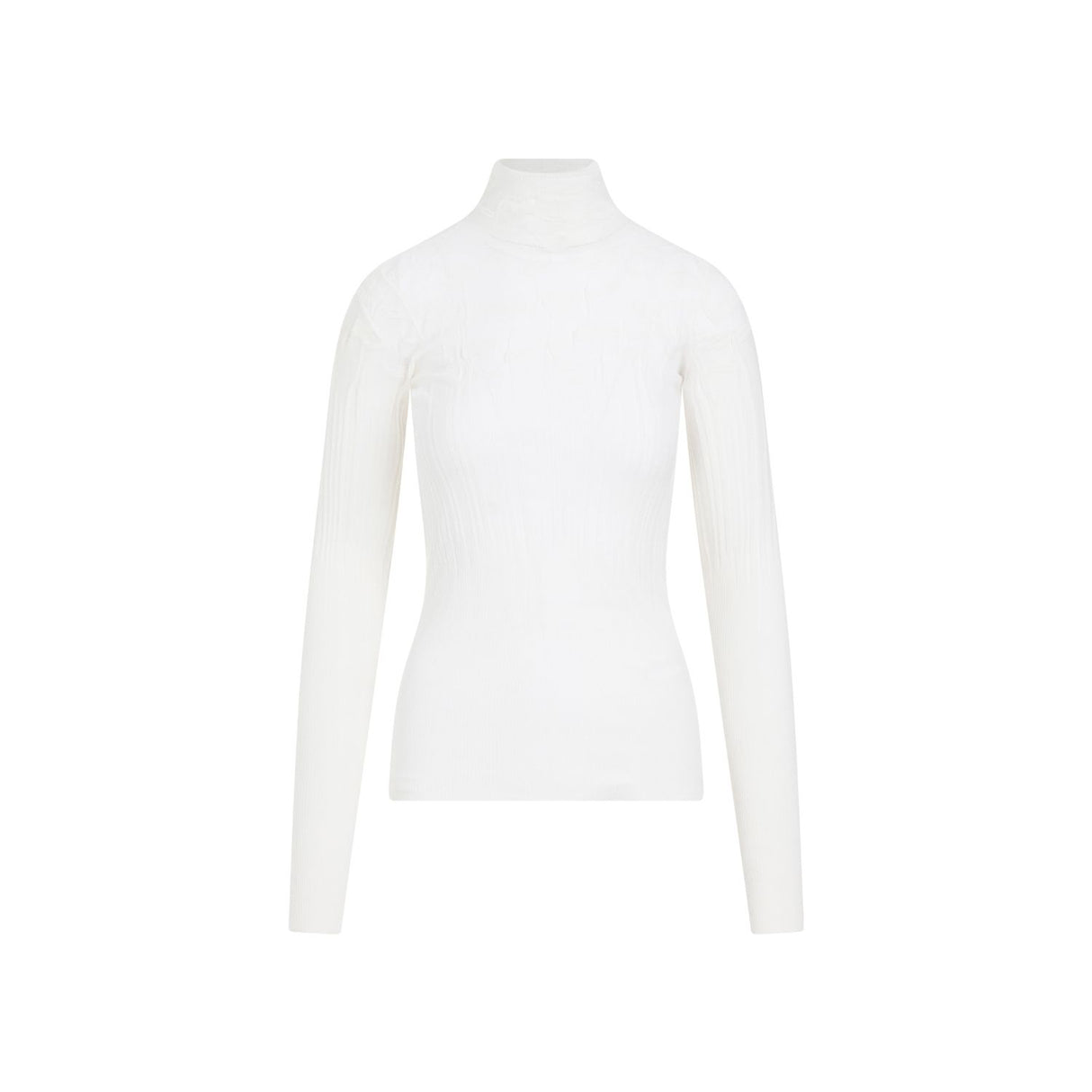 BOTTEGA VENETA White Cotton Top for Women - SS24 Knitwear