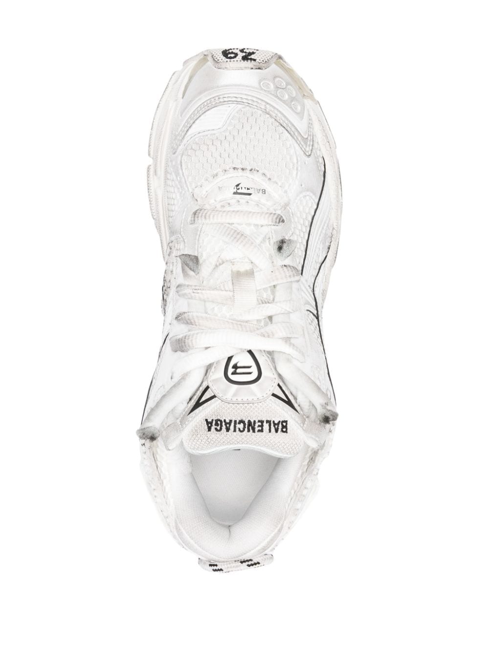 BALENCIAGA White Mesh Sneakers for SS24